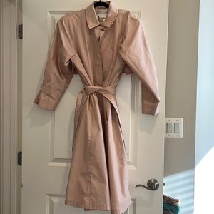 London Fog Vintage Pink Trench Coat